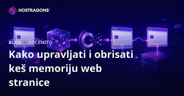 Kako upravljati i obrisati keš memoriju web stranice