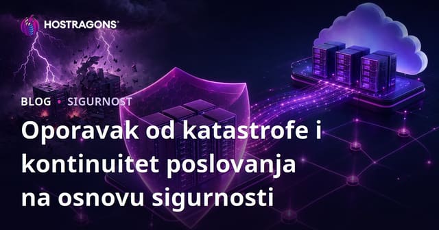 Oporavak od katastrofe i kontinuitet poslovanja na osnovu sigurnosti