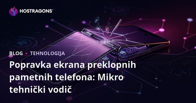 Popravka ekrana preklopnih pametnih telefona: Mikro tehnički vodič