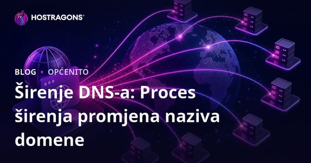 Širenje DNS-a: Proces širenja promjena naziva domene