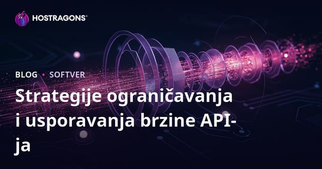 Strategije ograničavanja i usporavanja brzine API-ja
