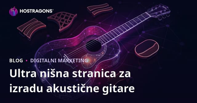 Ultra nišna web stranica o izradi akustične gitare i luthierskim materijalima