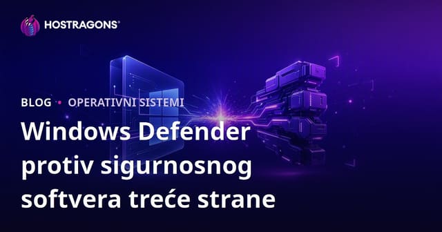 Windows Defender protiv sigurnosnog softvera treće strane