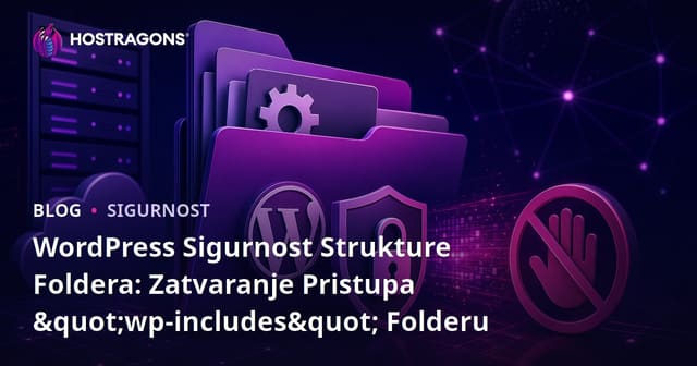 WordPress Sigurnost Strukture Foldera: Zatvaranje Pristupa "wp-includes" Folderu