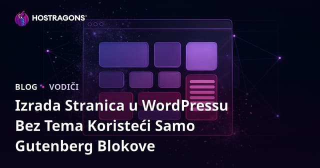 Izrada Stranica u WordPressu Bez Tema Koristeći Samo Gutenberg Blokove