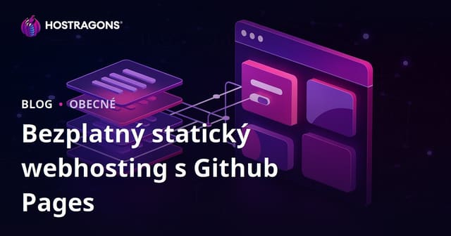 Hosting statických webových stránek zdarma s Github Pages