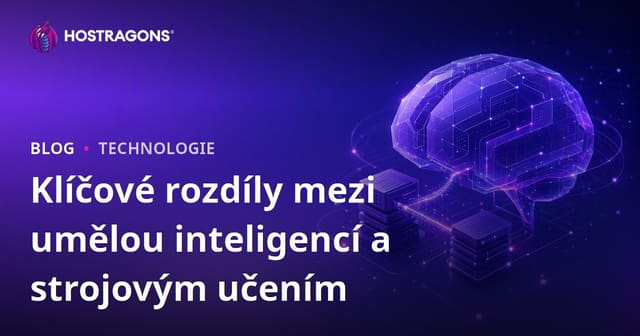 Klíčové rozdíly mezi umělou inteligencí a strojovým učením