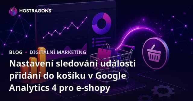 Nastavení sledování události přidání do košíku v Google Analytics 4 pro e-shopy