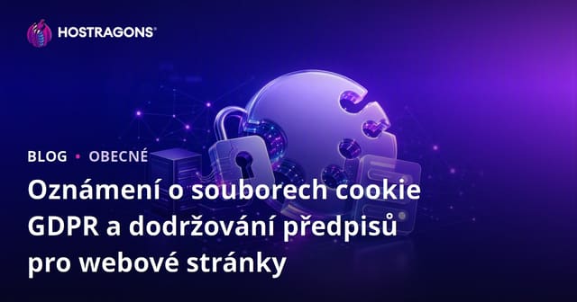 Oznámení o souborech cookie GDPR a dodržování předpisů pro webové stránky