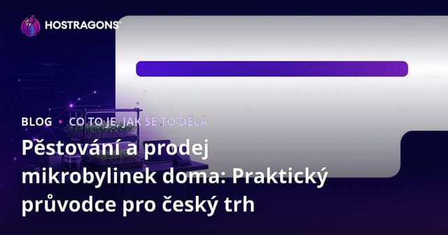Pěstování a prodej mikrobylinek doma: Praktický průvodce pro český trh
