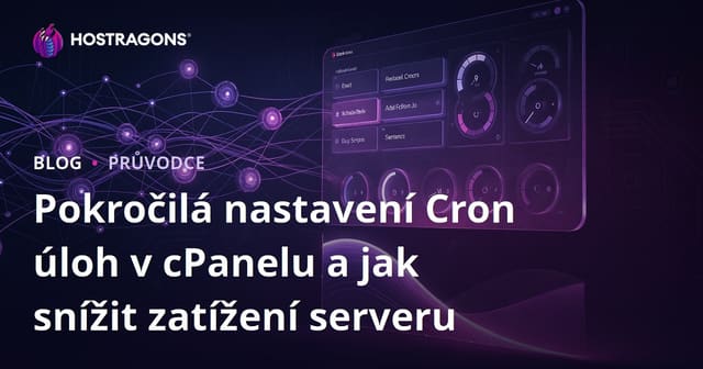 Pokročilá nastavení Cron úloh v cPanelu a jak snížit zatížení serveru