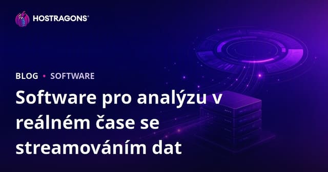 Software pro analýzu v reálném čase se streamováním dat