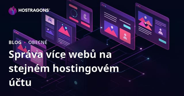 Správa více webových stránek na jednom hostingu