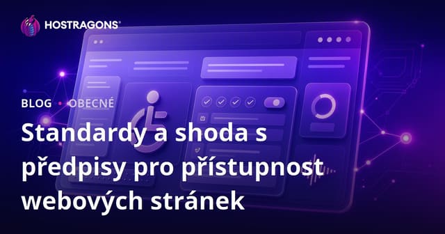 Standardy a shoda s přístupností webových stránek