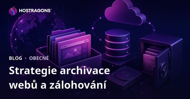 Strategie archivace webů a zálohování