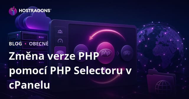Změna verze PHP pomocí PHP Selectoru v cPanelu