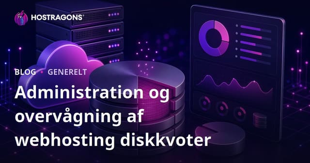 Administration og overvågning af webhosting diskkvoter