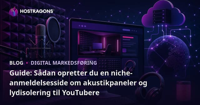Guide til Oprettelse af en Akustisk Skum- og Lydisolationsanmeldelsesside for Youtubere