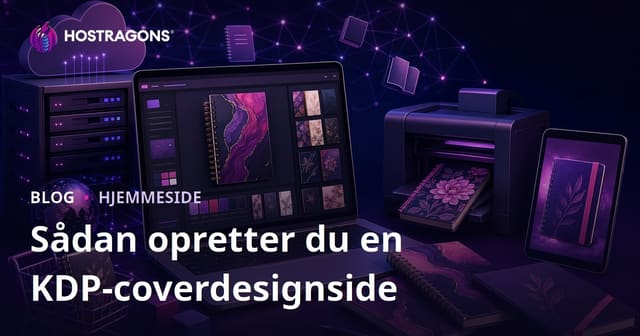 Sådan bygger du en webside til KDP notesbog- og kalendercoverdesign (Amazon Kindle Direct Publishing)