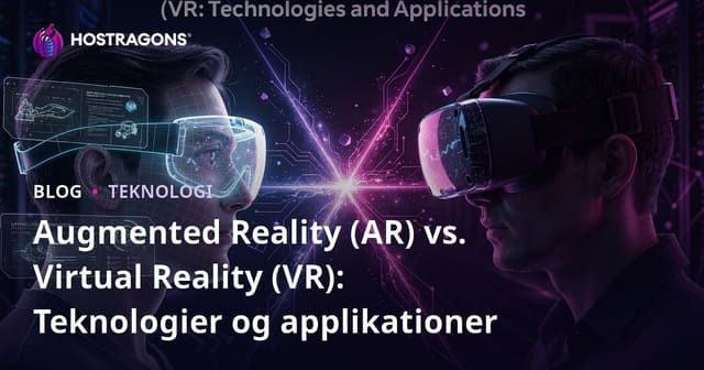 Augmented Reality (AR) vs. Virtual Reality (VR): Teknologier og applikationer