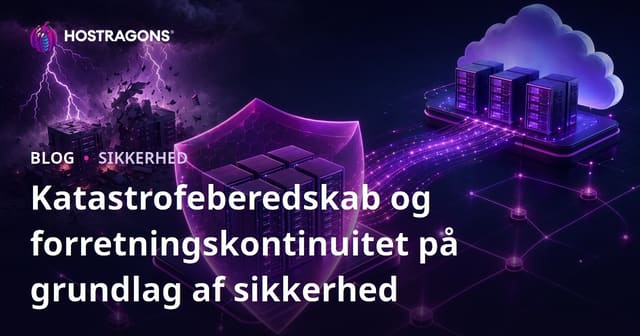 Katastrofeberedskab og forretningskontinuitet på grundlag af sikkerhed