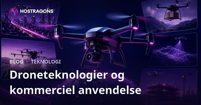 Droneteknologier og kommerciel anvendelse
