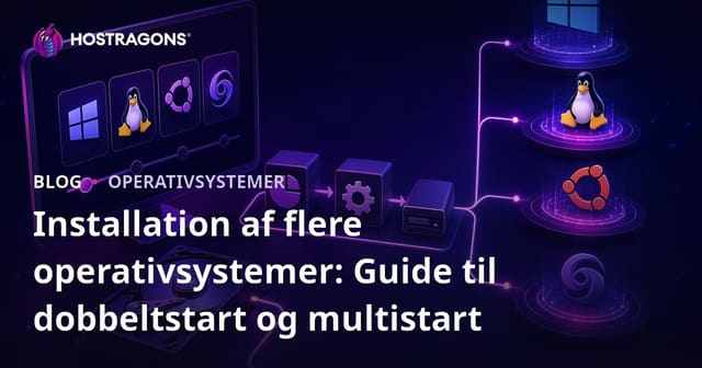Installation af flere operativsystemer: Guide til dobbeltstart og multistart