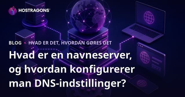 Hvad er Nameserver, og hvordan konfigureres DNS-indstillingerne?