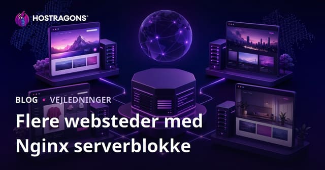 Nginx serverblokke: Sådan hoster du flere websites på én server