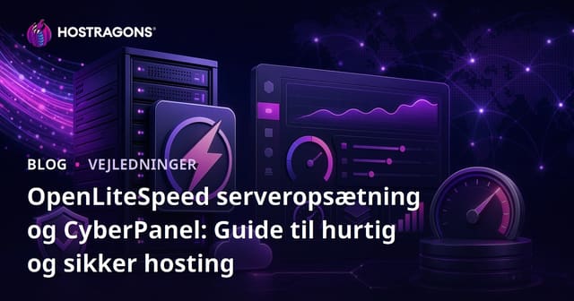 OpenLiteSpeed serveropsætning og CyberPanel: Guide til hurtig og sikker hosting