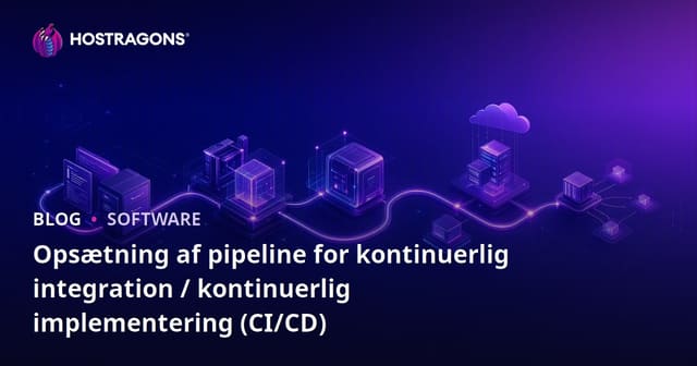 Opsætning af pipeline for kontinuerlig integration / kontinuerlig implementering (CI/CD)