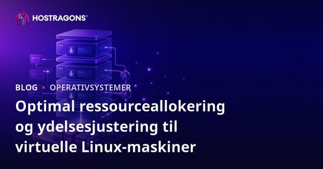 Optimal ressourceallokering og ydelsesjustering til virtuelle Linux-maskiner
