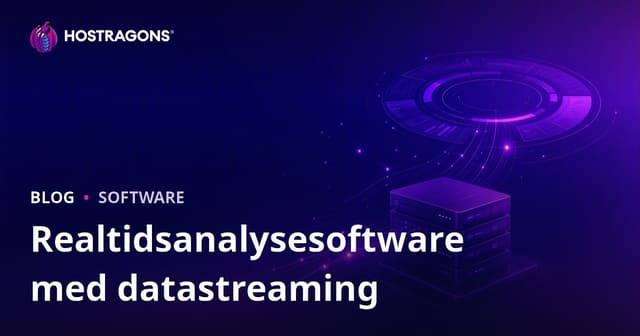 Realtidsanalysesoftware med datastreaming
