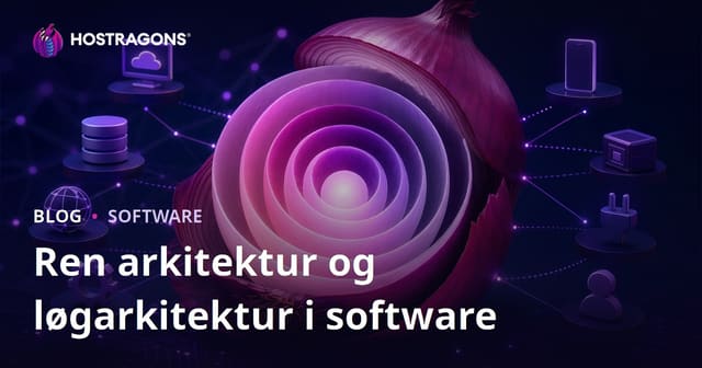 Ren arkitektur og løgarkitektur i software