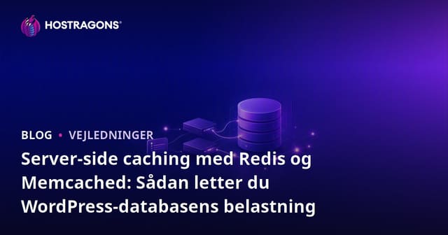 Server-side caching med Redis og Memcached: Sådan letter du WordPress-databasens belastning