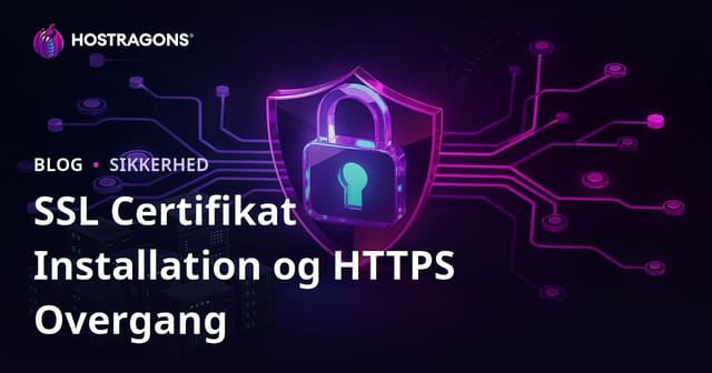 SSL-certifikat (HTTPS) installation – guide til overgang fra HTTP til HTTPS og typiske problemer