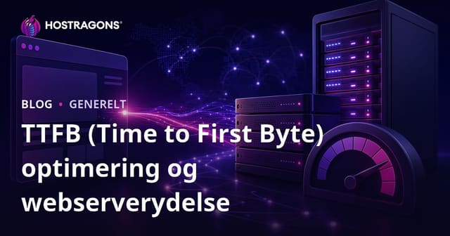 TTFB (Tid til Første Byte) Optimering og Webserver Præstation