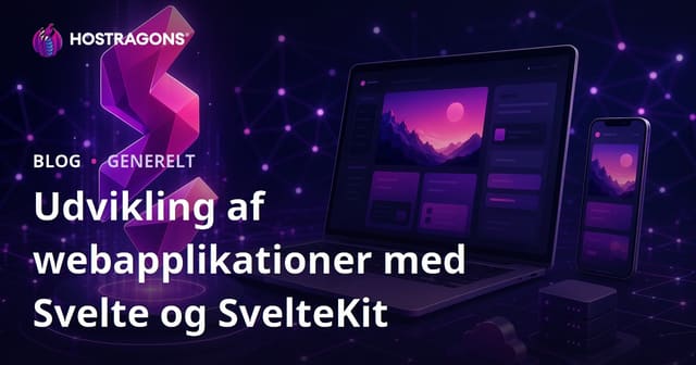 Udvikling af webapplikationer med Svelte og SvelteKit