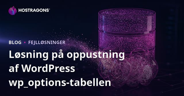 WordPress wp_options-tabellen fylder op: Sådan fjerner du skjulte data og får din hjemmeside hurtigere