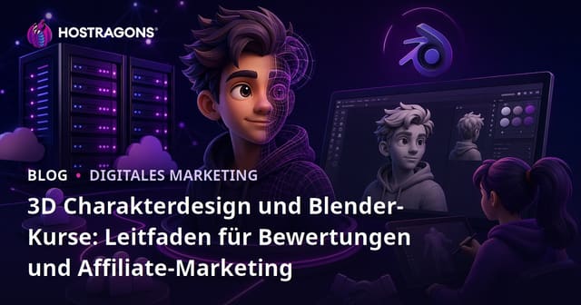 3D Charakterdesign und Blender-Kurse: Leitfaden für Bewertungen und Affiliate-Marketing