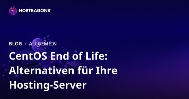 CentOS End of Life: Alternativen für Ihre Hosting-Server