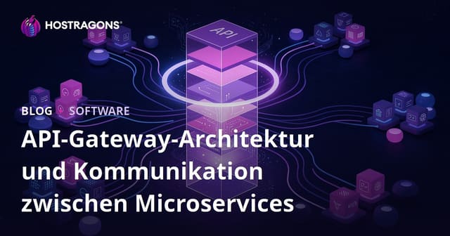 API-Gateway-Architektur und Kommunikation zwischen Microservices