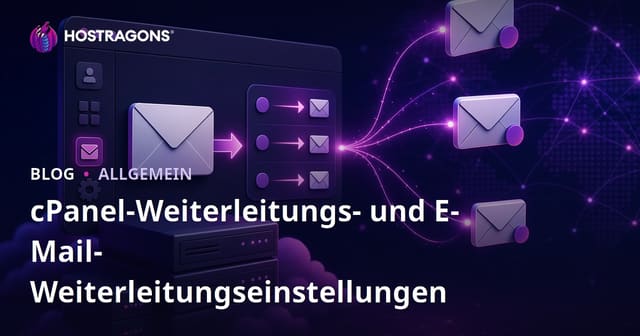 cPanel Weiterleitungen und E-Mail-Weiterleitungseinstellungen