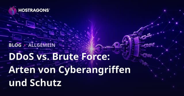 DDoS vs. Brute Force: Arten von Cyberangriffen und Schutz