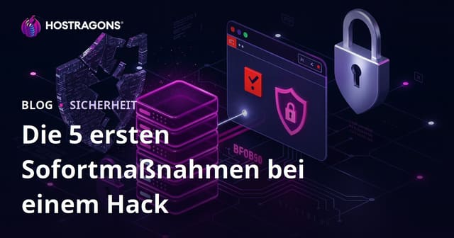 Erster 5 Notfallwiederherstellungsschritt, wenn Ihre Website gehackt wird.