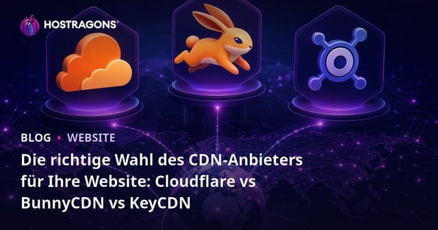Die richtige Wahl des CDN-Anbieters für Ihre Website: Cloudflare vs BunnyCDN vs KeyCDN