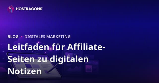 Digitale Notizen und iPad Apps für Studenten: So erstellen Sie eine Affiliate-Website