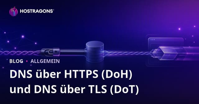 DNS über HTTPS (DoH) und DNS über TLS (DoT)