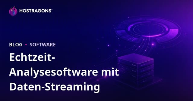 Echtzeit-Analysesoftware mit Daten-Streaming