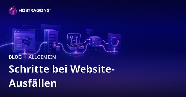 Schritte bei Website-Ausfällen